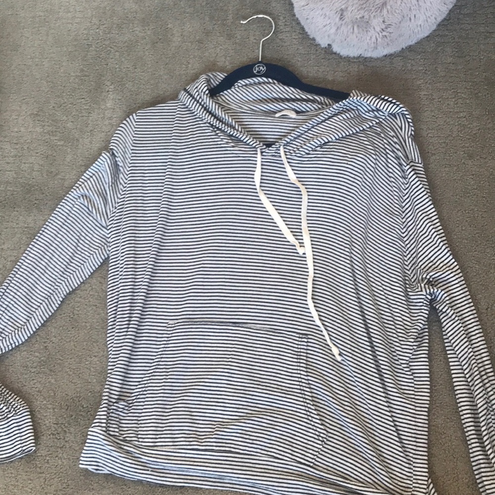 striped brandy melville hoodie